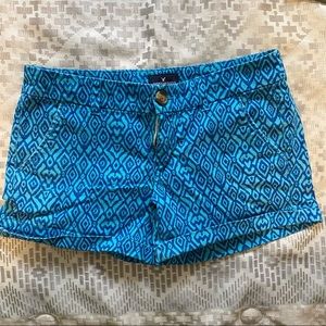 AMERICAN EAGLE Shorts - Blue Print
